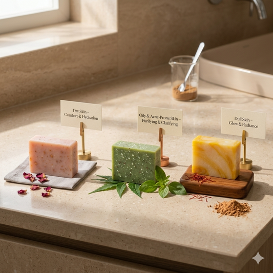 How to Choose the Right Soap for Your Skin Type (Dry, Oily & Acne-Prone Skin)🧼