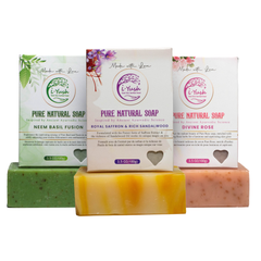 Value Bundle Pack (Saffron, Rose, Neem & Basil)