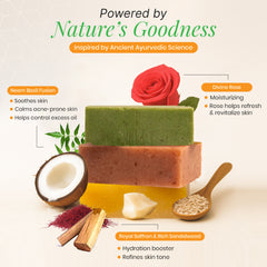 Value Bundle Pack (Saffron, Rose, Neem & Basil)