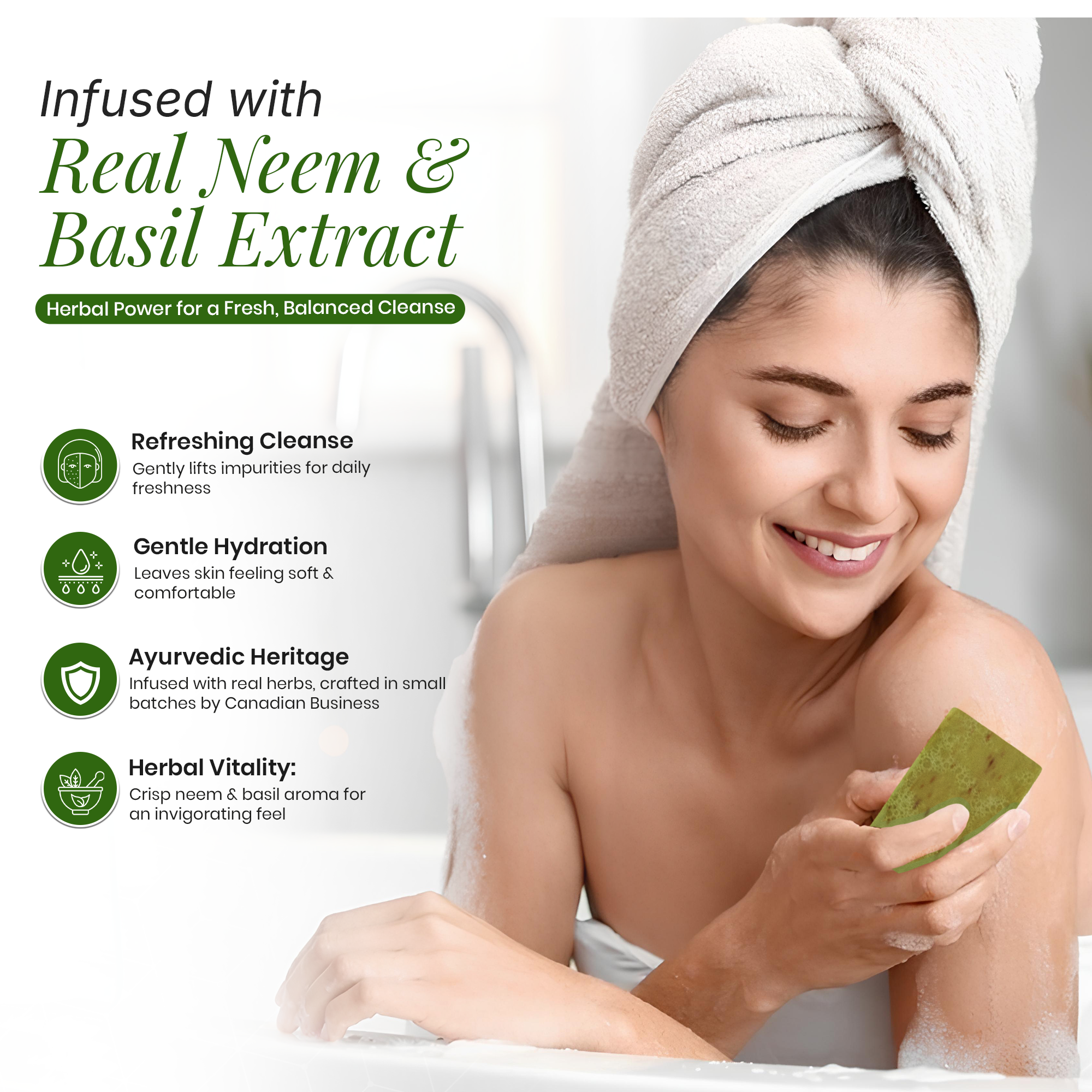 Neem Basil Fusion pack  of 3 bundle