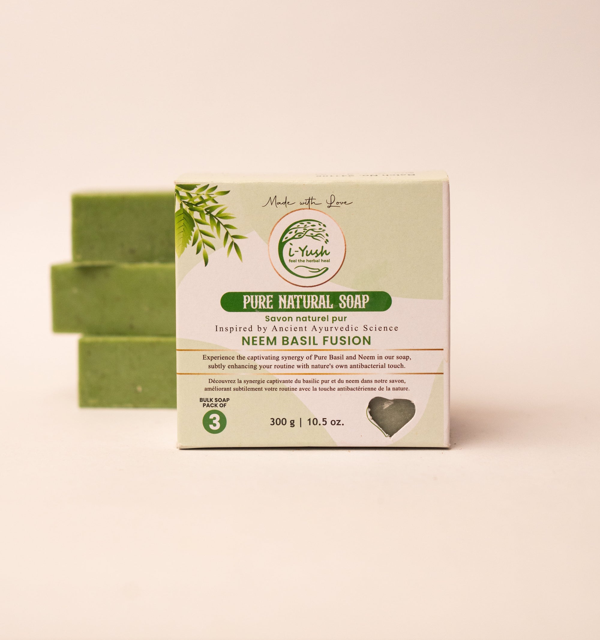 Neem Basil Fusion pack  of 3 bundle