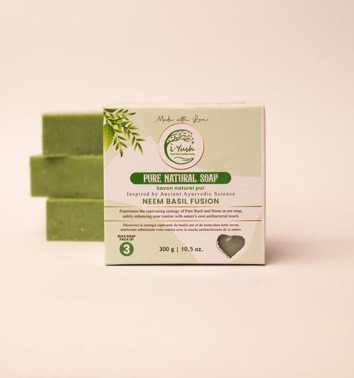 Neem Basil Fusion pack  of 3 bundle