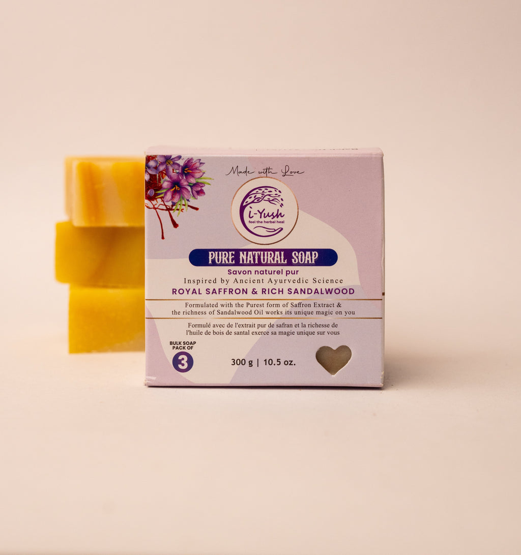 Royal Saffron & Rich Sandalwood pack of 3 bundle
