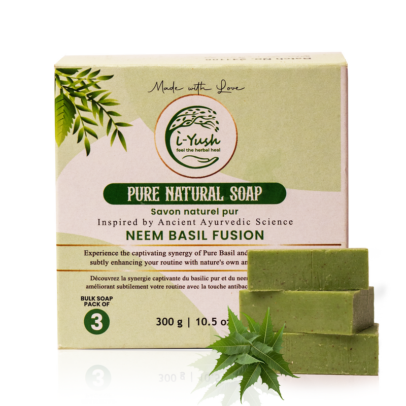 Neem Basil Fusion pack  of 3 bundle