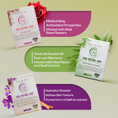 Value Bundle Pack (Saffron, Rose, Neem & Basil)