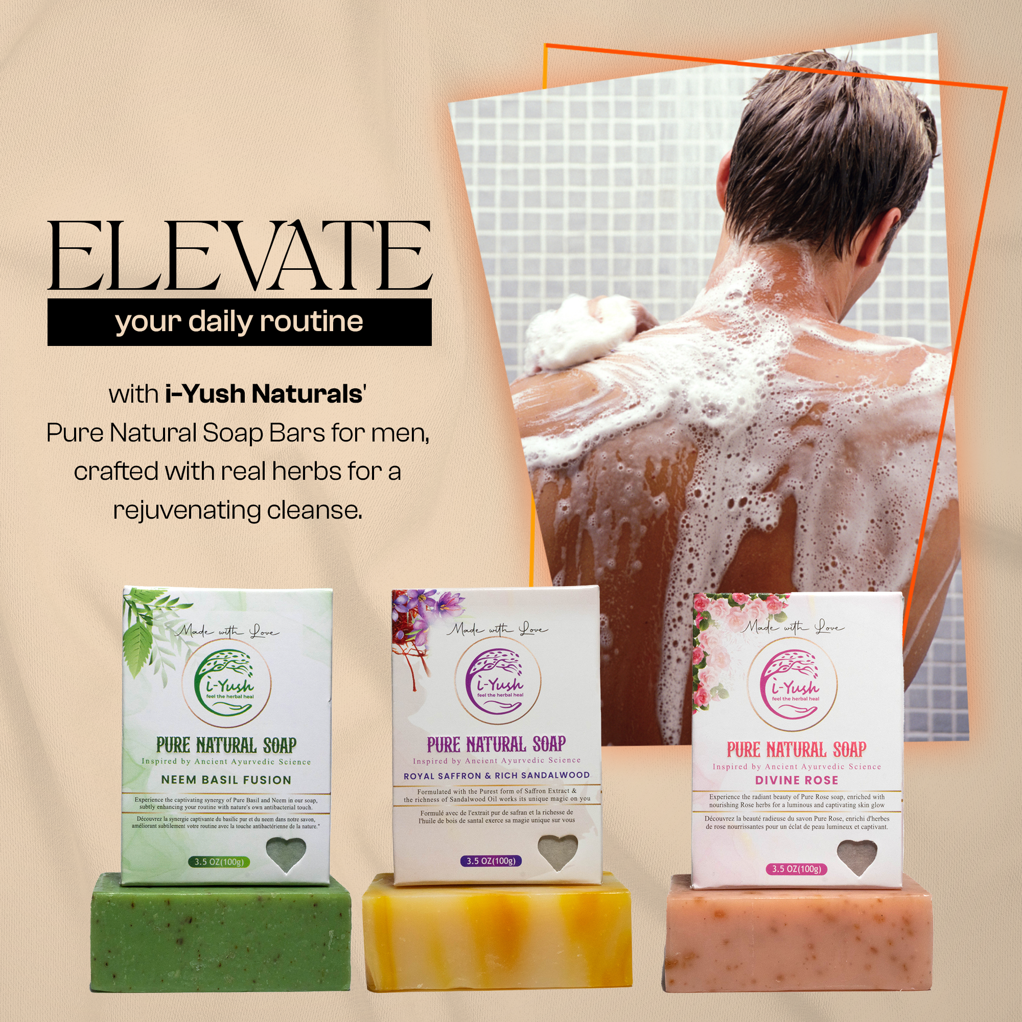 Value Bundle Pack (Saffron, Rose, Neem & Basil)