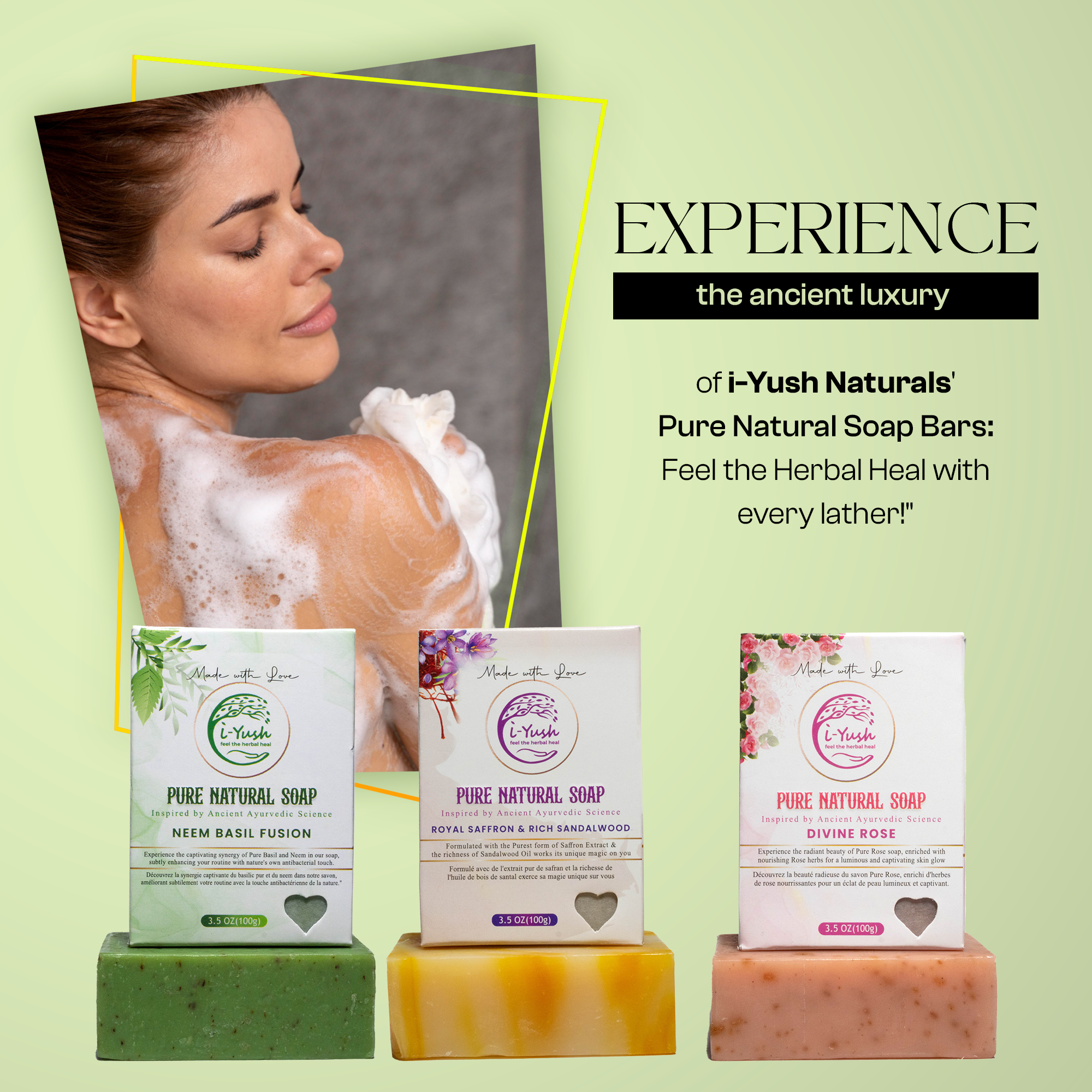 Value Bundle Pack (Saffron, Rose, Neem & Basil)